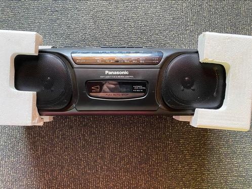 Panasonic RX-FS430 stereo radio cassette recorder – in doos, Audio, Tv en Foto, Radio's, Zo goed als nieuw, Radio, Ophalen
