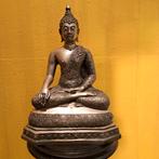 Bronzen Boeddhabeeld - 37 cm hoog, Ophalen of Verzenden