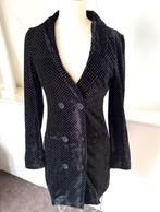 NA-KD zwarte fluwelen blazer jas colbert jasje mt 36 CHCS gl, NA-KD, Zwart, Ophalen of Verzenden, Zo goed als nieuw