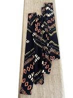 NIEUW GEISHA bind ceintuur of haar strik zwart burnt orange, Minder dan 3 cm, Verzenden, Zwart, Nieuw