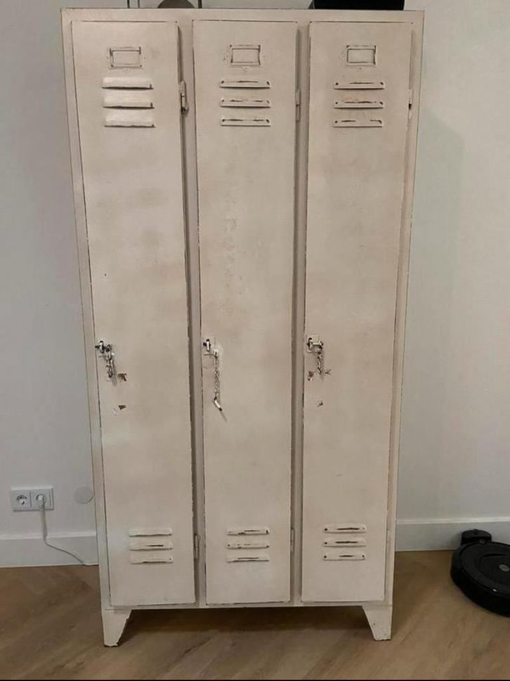 Vintage locker t.e.a.b., Huis en Inrichting, Kasten | Lockerkasten, Gebruikt, Ophalen