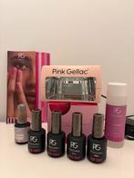 Pink Gellac starterset - Nieuw, 1x gebruikt, Ophalen of Verzenden, Zo goed als nieuw, Handen en Nagels, Make-up