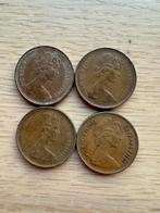 4x Two New Pence - Queen Elizabeth II - Verenigd Koninkrijk, Ophalen of Verzenden, Overige landen