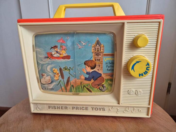 Vintage Fisher Price Muziek TV, Kinderen en Baby's, Speelgoed | Overig, Gebruikt, Jongen of Meisje, Ophalen of Verzenden