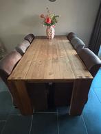 Mooie eethoek 2.20 m x 1.00 m, Huis en Inrichting, Complete eetkamers, Ophalen, Gebruikt, 4 tot 6 stoelen