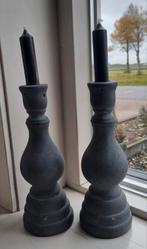 2 landelijke, sobere kandelaars van Brynxz, Huis en Inrichting, Ophalen, Zo goed als nieuw, Overige materialen, 25 tot 50 cm