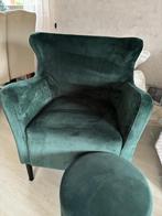 Stoel met poef - Perfecte staat!, Huis en Inrichting, Ophalen, 75 tot 100 cm, Zo goed als nieuw, 75 tot 100 cm
