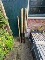 3x boompalen (2x 7/175 cm grenen geinpr., 1x 5x150 cm), Tuin en Terras, Ophalen, Nieuw, Minder dan 180 cm, Palen