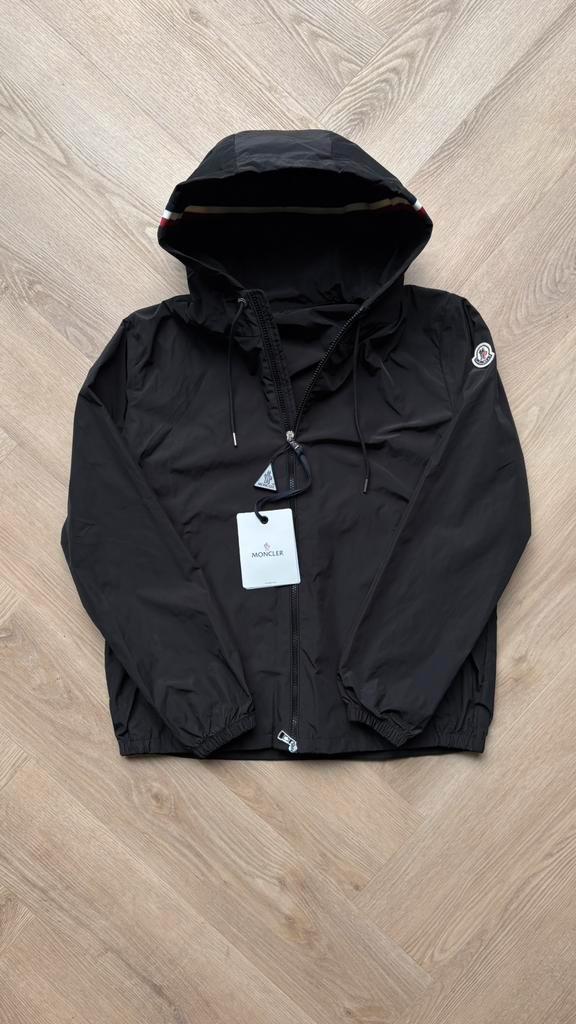 Moncler Grimpeurs hooded windbreaker, Kleding | Heren, Jassen | Zomer, Zo goed als nieuw, Maat 48/50 (M), Zwart, Ophalen of Verzenden