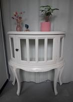 Mooi brocant wit theekastje halkastje, Ophalen, 25 tot 50 cm, 50 tot 100 cm, Minder dan 100 cm