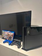 Ps4 console 2 controllers en 3 games! + TV 32inch!!, Spelcomputers en Games, Spelcomputers | Sony PlayStation 4, Verzenden, Zo goed als nieuw