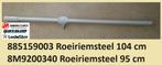 2 lengten (155/145 cm) roeiriemen +los roeiblad, zwart/grijs, Watersport en Boten, Accessoires en Onderhoud, Nieuw, Overige typen