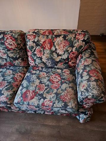 Ikea Ektorp Hoekbank chaise longue bloemen - afbeelding 4