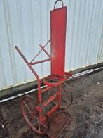 Vintage rode steekwagen voor gasflessen - Decoratief!, Ophalen of Verzenden