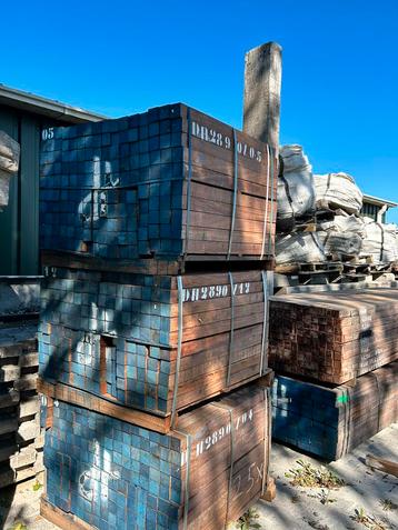 Hardhouten piketpaal 5x5 beschikbaar voor biedingen