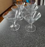 6 ijscoupe glazen - samen voor € 5, Ophalen of Verzenden, Zo goed als nieuw, Overige typen