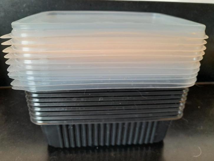 Tien magnetronbakjes, Huis en Inrichting, Keuken | Keukenbenodigdheden, Zo goed als nieuw, Ophalen of Verzenden