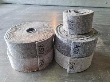 Oplegdrukvilt 5×80 mm, ruim 26 m¹ beschikbaar voor biedingen
