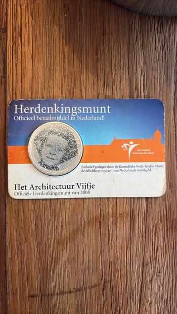 €5 munt herdenkingsmunt het Architectuur Vijfje beschikbaar voor biedingen