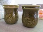 2 Royal Goedewaagen Gouda  Bekers  Boer en Boerin, Huis en Inrichting, Keuken | Servies, Keramiek, Overige typen, Ophalen of Verzenden