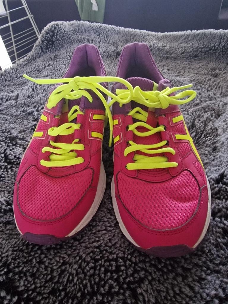 Aesics gekleurde sneakers maat 40 ZGAN, Kleding | Dames, Ophalen of Verzenden, Roze, Aesics, Sneakers of Gympen