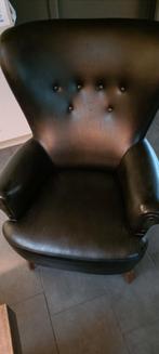 Retro nepleren oorstoel, Gebruikt, 75 tot 100 cm, Retro, 50 tot 75 cm