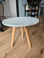 Bijzettafel, Huis en Inrichting, Tafels | Bijzettafels, Ophalen, Minder dan 55 cm, Gebruikt, Rond