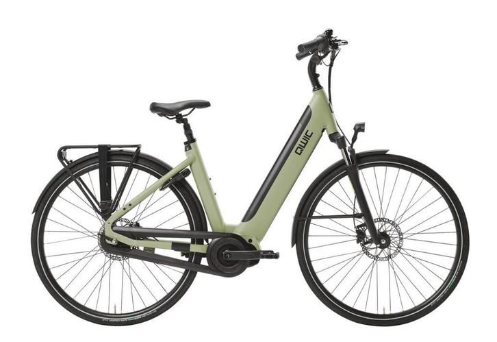 QWIC INTER Daily Nieuw Model M210 middenmotor Dames Khaki Gr, Fietsen en Brommers, Elektrische fietsen, Nieuw, Qwic, 47 tot 51 cm