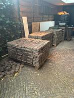 Partij gebakkenwaaltjes circa 30m2, Tuin en Terras, Tegels en Klinkers, Ophalen, Zo goed als nieuw, Keramiek, Klinkers