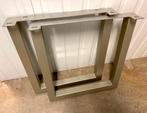 Zeer solide stalen poten / onderstel voor tafel, 70 cm hoog, Ophalen, Tafelpoot, 50 tot 100 cm, Vierkant