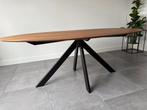 eiken ovalen eettafel van Goossens, Ophalen, 100 tot 150 cm, Eikenhout, Zo goed als nieuw