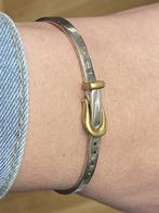 Prachtige zilveren vintagearmband riem, Ophalen of Verzenden, Nieuw, Goud, Zilver