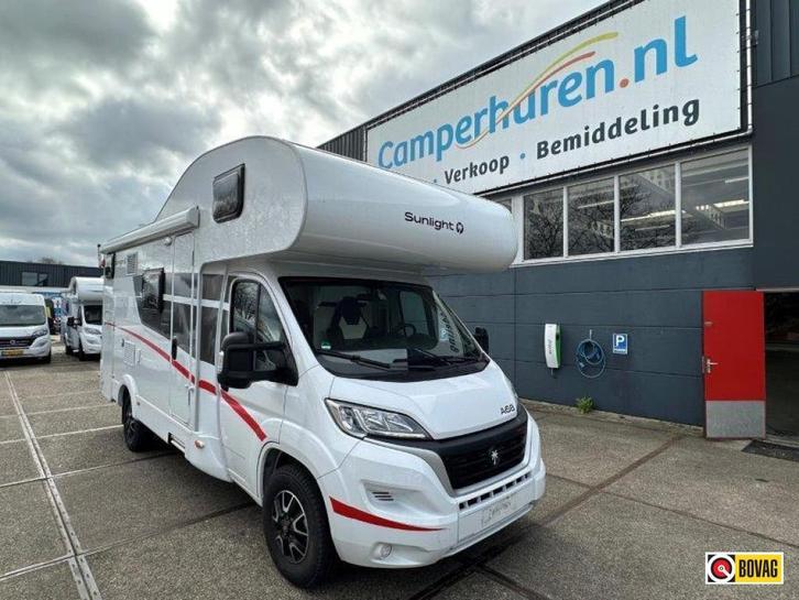 Sunlight A68 (42), Caravans en Kamperen, Campers, Bedrijf, tot en met 5, Sunlight, Diesel, Handgeschakeld, Treinzit, Cassettetoilet