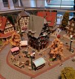 Faller HO B-582 Weekmarkt - Compleet!, Hobby en Vrije tijd, Overige merken, Gebruikt, Gelijkstroom of Wisselstroom, Brug, Tunnel of Gebouw