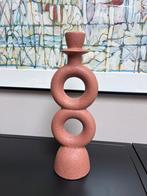 Kaarsenstandaard, terra, Madam stoltz, Huis en Inrichting, Woonaccessoires | Vazen, Ophalen, Zo goed als nieuw, Overige kleuren