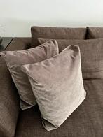Sierkussen 2x | Kussen | Velvet | 50x50 cm | Carlucci | City, Huis en Inrichting, Woonaccessoires | Kussens, Ophalen, Zo goed als nieuw