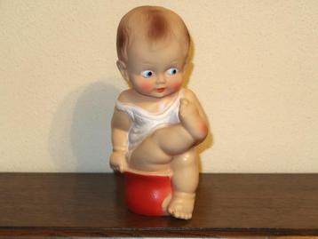 vintage 1960’s PiepFiguur, kindje op het potje, Ledraplastic beschikbaar voor biedingen