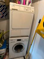 Miele wasmachine en droger set, Ophalen, 1200 tot 1600 toeren, Gebruikt, Voorlader