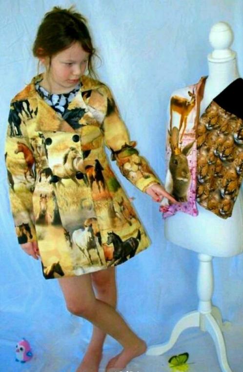 Mooie paarden zomer jas maat 98/104 nieuw, Kinderen en Baby's, Kinderkleding | Maat 98, Nieuw, Meisje, Jas, Ophalen of Verzenden