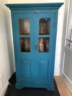 Antiek vitrinekastje te koop, Huis en Inrichting, Ophalen, 50 tot 100 cm, Antiek/vintage, 25 tot 50 cm