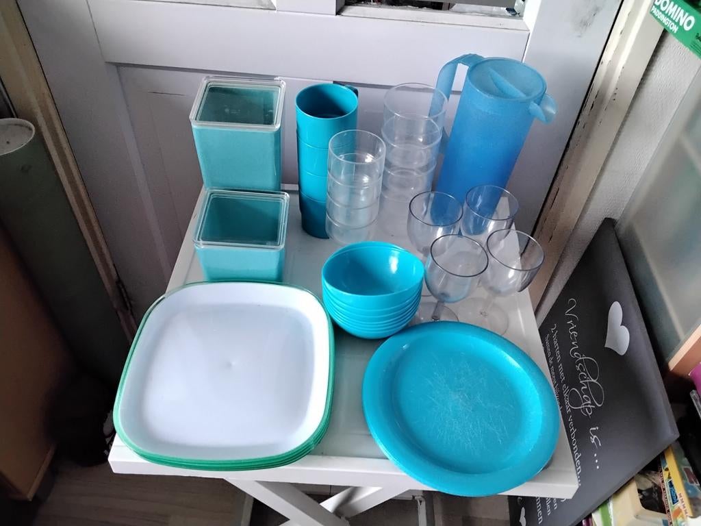 Camping servies, Caravans en Kamperen, Kampeeraccessoires, Ophalen of Verzenden, Zo goed als nieuw