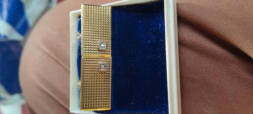 14K goude manchetknopen mooie afwerking, Sieraden, Tassen en Uiterlijk, Manchetknopen, Zo goed als nieuw, Goud, Ophalen of Verzenden