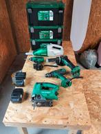 HiKOKI Gereedschap Set: Schroefmachine, Slijptol, Accus, Verzenden, Gebruikt