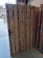 Poortdeur met zwart stalen frame, nummer 16, 1 tot 2 meter, Niet ingevuld, Nieuw, Niet ingevuld