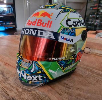 Max Verstappen. 1:2 helm Brazilië 2021. Met alle updates.  beschikbaar voor biedingen