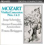 MOZART Violin concertos nos. 1 & 2 CD SCHRÖDER BRUGGEN, Cd's en Dvd's, Ophalen of Verzenden, Classicisme, Gebruikt, Orkest of Ballet