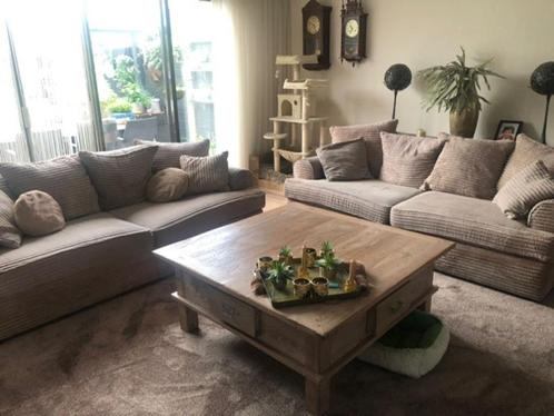 2 banken Rofra  ( 3 zitter), Huis en Inrichting, Banken | Bankstellen, Gebruikt, Rechte bank, 200 tot 250 cm, 75 tot 100 cm, Ophalen