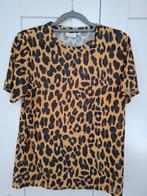 Leuke luipaardprint top - Maat M, Maat 38/40 (M), Bruin, Assembly Label, Ophalen of Verzenden