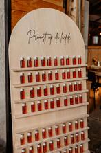 Shotjes muur, proost op de liefde muur Bruiloft., Hobby en Vrije tijd, Ophalen, Zo goed als nieuw, Geboorte of Huwelijk