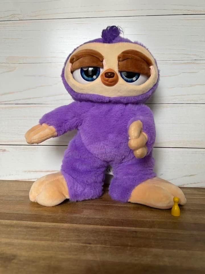 Zuru Pets alive dansende luiaard Fifi, Kinderen en Baby's, Speelgoed | Knuffels en Pluche, Paars, Overige merken, Overige karakters